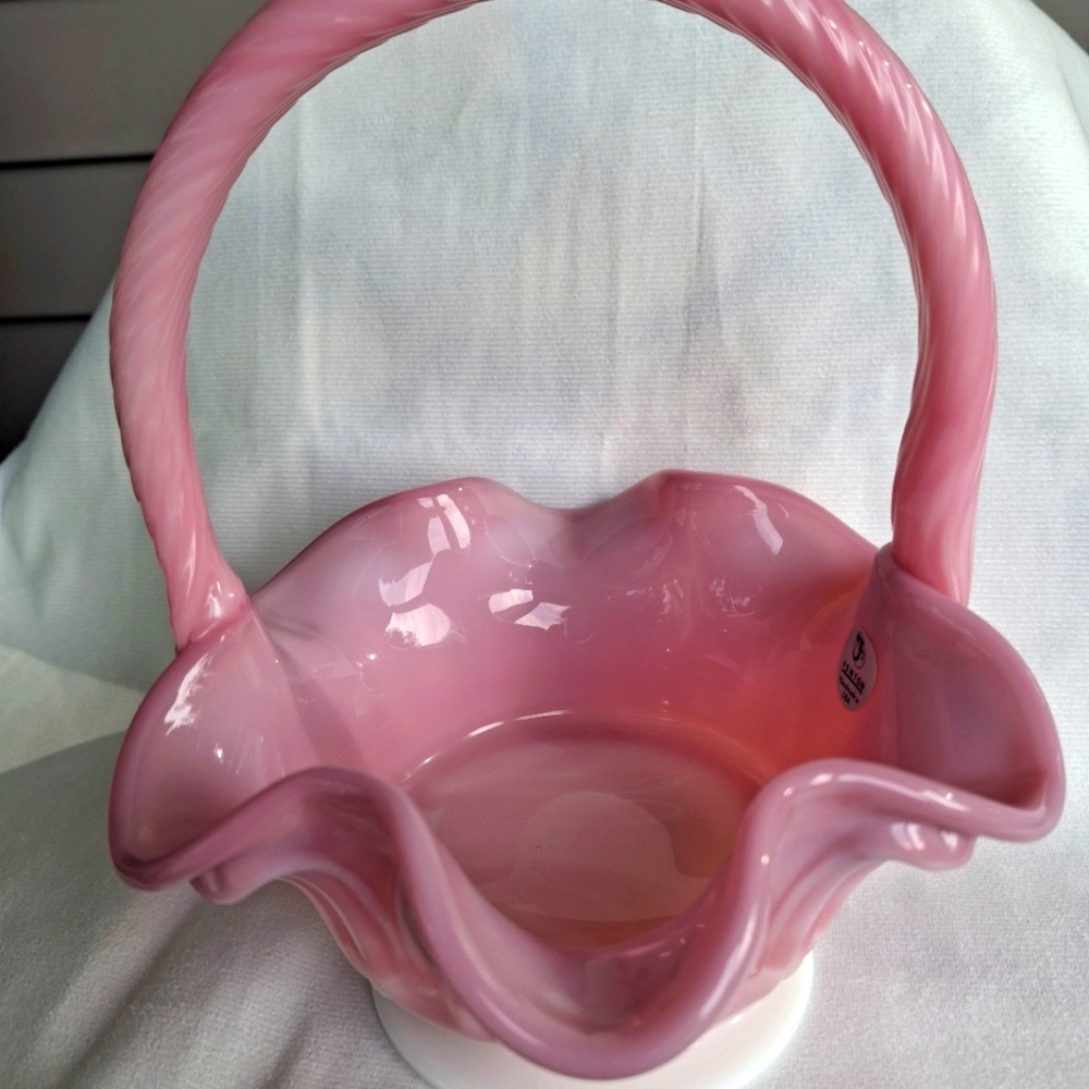 Fenton Rosalene basket